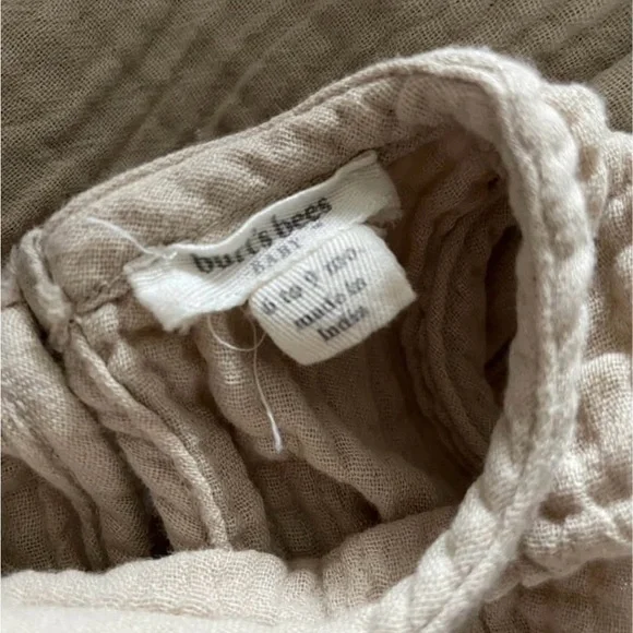 Muslin Burts Bees mom/baby matching set - M for momma and 6 - 9 months for baby - Picture 4 of 5